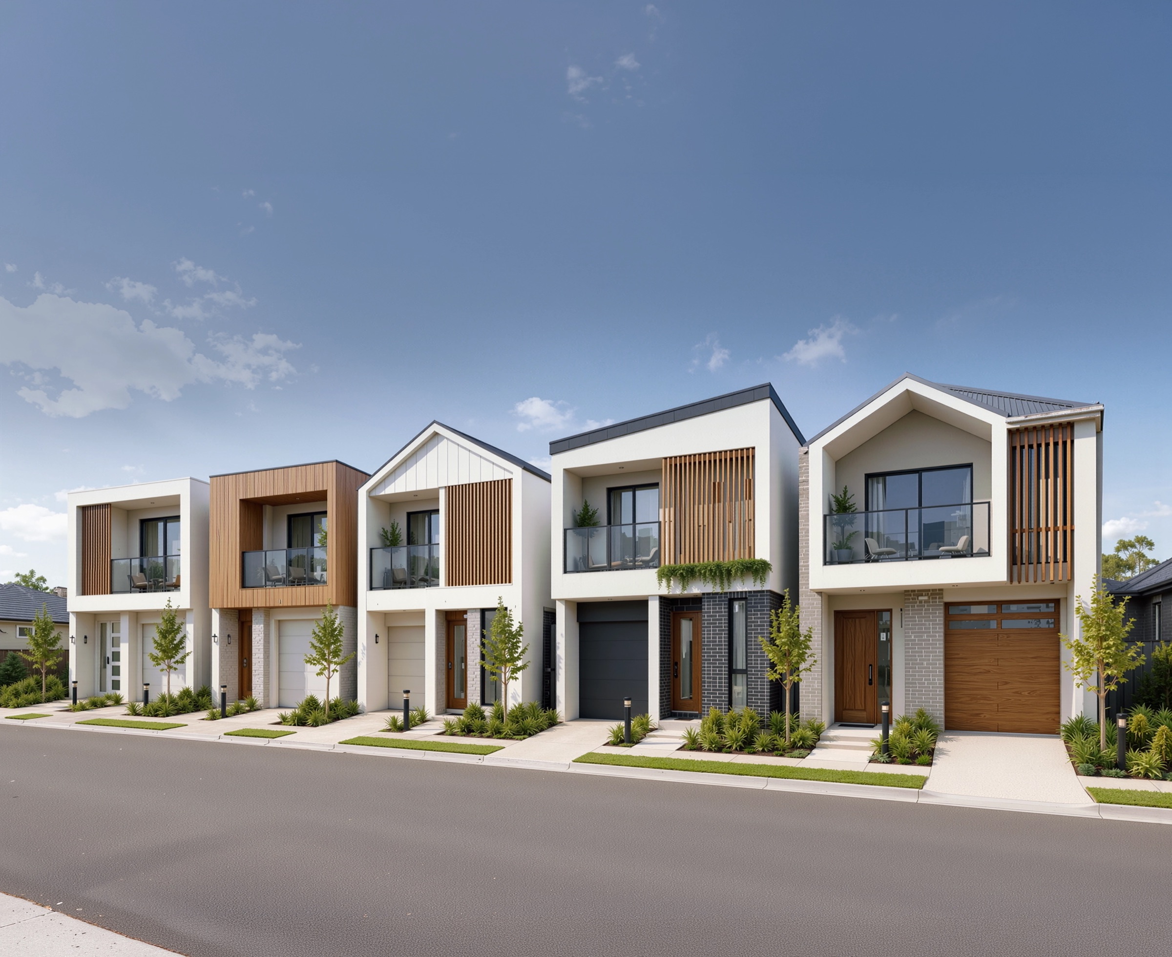 Urban Series townhomes in Huntlee