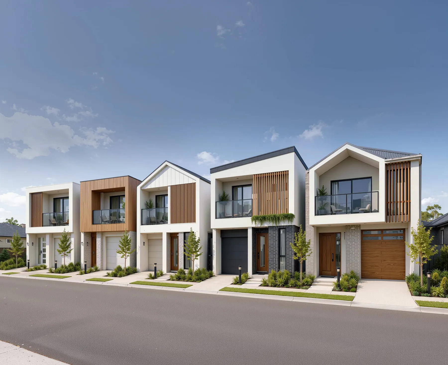 Urban Series townhouse exterior